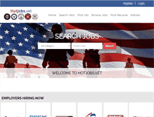 Tablet Screenshot of hireveteransfirst.com